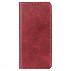 „Split“ atvērams maciņš - sarkans (Honor X7b / 90 Smart / Play 50 Plus)