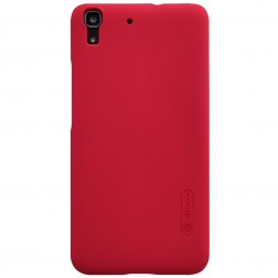 „Nillkin“ Frosted Shield apvalks - sarkans + ekrāna aizsargplēve (Y6)