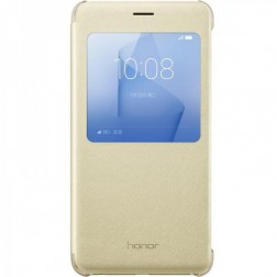 „Huawei“ Smart Cover atvērams maciņš - zelta (Honor 8 / Honor 8 Premium)