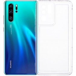 Pastiprinātas aizsardzības cieta silikona (TPU) vāciņš - dzidrs (P30 Pro)