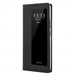 „Vili“ S View Cover atvērams maciņš - melns (Huawei P30 Pro)