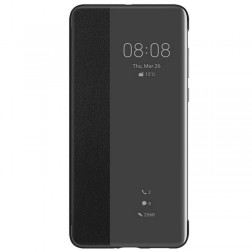 „Huawei“ Smart View Flip Cover atvērams maciņš - melns (P40)