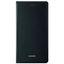 „Huawei“ Flip Cover atvērams maciņš - melns (P8 Lite)