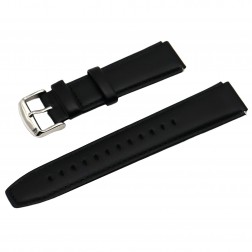 „Leather“ viedā pulksteņa ādas siksniņa - melns (Huawei Watch)