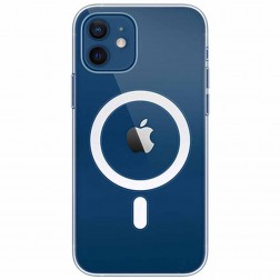 "Tubi" MagSafe cietā silikona (TPU) apvalks - dzidrs (iPhone 13 mini)