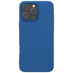"Nillkin" Frosted Shield Pro Magnetic apvalks - zils (iPhone 16 Plus)