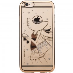 „Devia“ Apple iPhone 6 (6s) Joyroom Summer Girl apvalks - zelta (iPhone 6 / 6S)