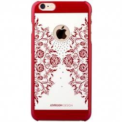 „JOYROOM“ Flower apvalks - sarkans (iPhone 6 Plus / 6s Plus)