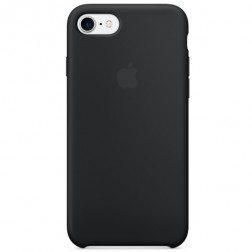 Oficiāls „Apple“ Silicone Case apvalks - melns (iPhone 7 / 8 / SE 2020 / SE 2022)