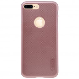 „Nillkin“ Frosted Shield apvalks - rozs + ekrāna aizsargplēve (iPhone 7 Plus / 8 Plus)