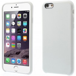 Cieta silikona (TPU) apvalks - balts (iPhone 6 / 6s)