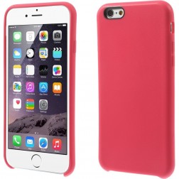 Cieta silikona (TPU) apvalks - rozs (iPhone 6 / 6s)