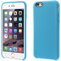 Cieta silikona (TPU) apvalks - gaiši zils (iPhone 6 / 6s)