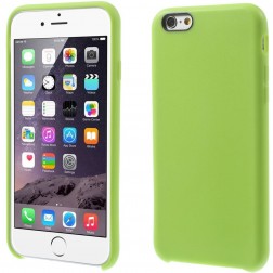 Cieta silikona (TPU) apvalks - zaļš (iPhone 6 / 6s)
