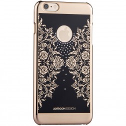 „JOYROOM“ Flower apvalks - melns (iPhone 6 / 6s)