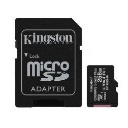 „Kingston“ MicroSD atmiņas karte - 256 Gb (10 Klase) + SD adapteris
