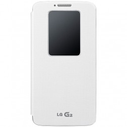 „LG“ Quick Window atvēramais maciņš - balts (G2)
