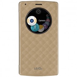 „LG“ Quick Circle Snap-On maciņš - zelta (G4)