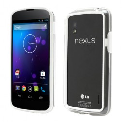 Rāmis (bamperis) - dzidrs, balts (Nexus 4)