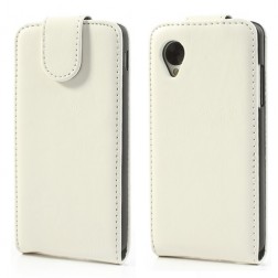 Klasisks atvēramais futrālis - balts (Nexus 5)