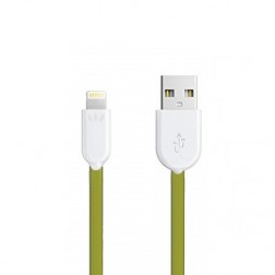 „Forever“ Lightning USB vads - zaļš (1 m.)