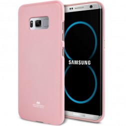„Mercury“ apvalks - gaiši rozs (Galaxy S8+)