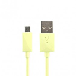 Micro USB 1.0 vads - dzeltens (1 m.)