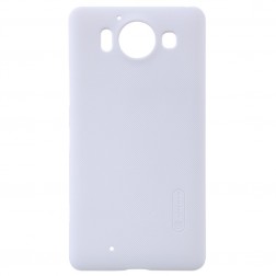 „Nillkin“ Frosted Shield apvalks - balts + ekrāna aizsargplēve (Lumia 950)
