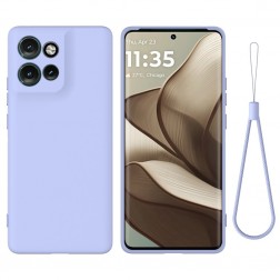 "Shell" cieta silikona (TPU) apvalks - violets (Motorola Edge 50 Neo 5G / Moto S50 5G / Thinkphone 25 5G)