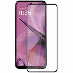 "Mocolo" Tempered Glass pilnīgi aizsedzams ekrāna aizsargstikls 0.2 mm - melns (Motorola Moto G55 5G)