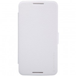 „Nillkin“ Fresh atvēramais maciņš - balts (Nexus 6)