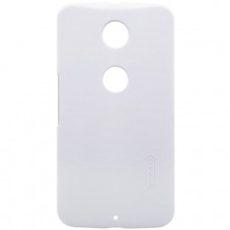 „Nillkin“ Frosted Shield apvalks - balts + ekrāna aizsargplēve (Nexus 6)