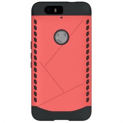 Pastiprinātas aizsardzības apvalks - sarkans (Nexus 6P)