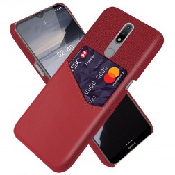 „KSQ“ Shell ādas apvalks - sarkans (Nokia 2.4)