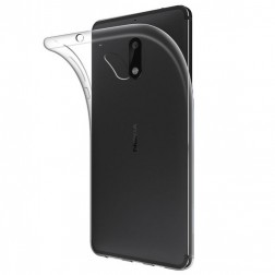 Cieta silikona (TPU) apvalks - dzidrs (Nokia 5.1 2018)