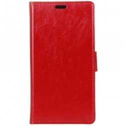 Atvēramais maciņš, grāmata - sarkans (Nokia 8 Sirocco)
