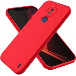 „Shell“ cieta silikona (TPU) apvalks - sarkans (Nokia C21)