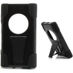 „Plasto“ Defender apvalks - melns (Lumia 1020)