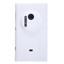 „Nillkin“ Frosted Shield futrālis - balts + ekrāna aizsargplēve (Lumia 1020)