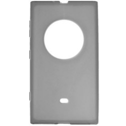 Cieta silikona (TPU) apvalks - pelēks (Lumia 1020)