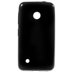 „Jelly Case“ cieta silikona futrālis - melns (Lumia 530)