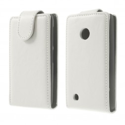 Klasisks atvēramais futrālis - balts (Lumia 530)