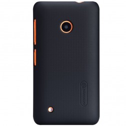 „Nillkin“ Frosted Shield futrālis - melns + ekrāna aizsargplēve (Lumia 530)