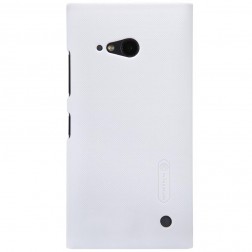 „Nillkin“ Frosted Shield futrālis - balts + ekrāna aizsargplēve (Lumia 730 / 735)