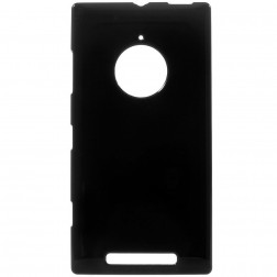 Cieta silikona (TPU) apvalks - melns (Lumia 830)