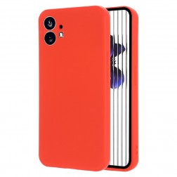 „Shell“ cieta silikona (TPU) apvalks - sarkans (Nothing Phone 1)