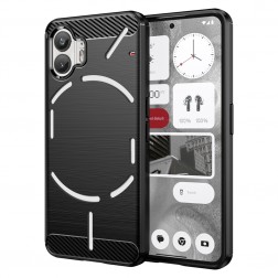 „Carbon“ cieta silikona (TPU) vāciņš - melns (Nothing Phone 2)