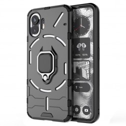 „Kickstand“ pastiprinātas aizsardzības apvalks - melns (Nothing Phone 2)