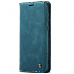 "CaseMe" Retro solīds atvēramais ādas maciņš - zaļš (OnePlus 12)