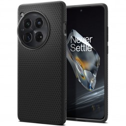 "Spigen" Liquid Air apvalks - melns (OnePlus 12)